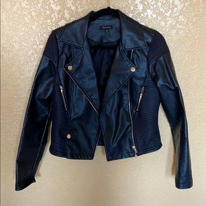 Faux leather jacket